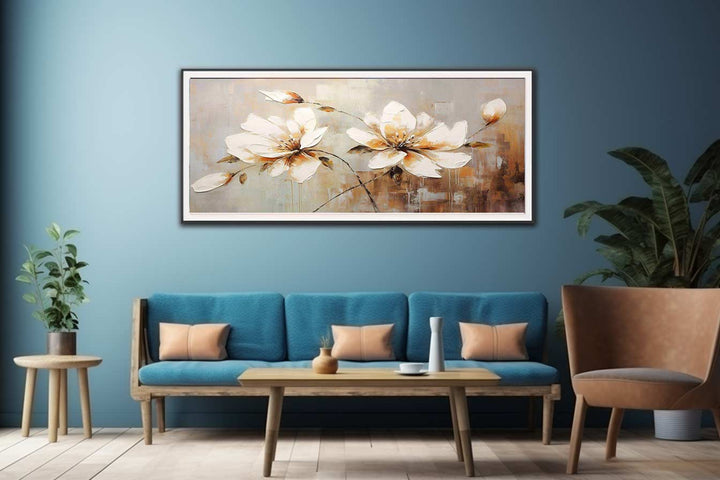 White Flowers Painting