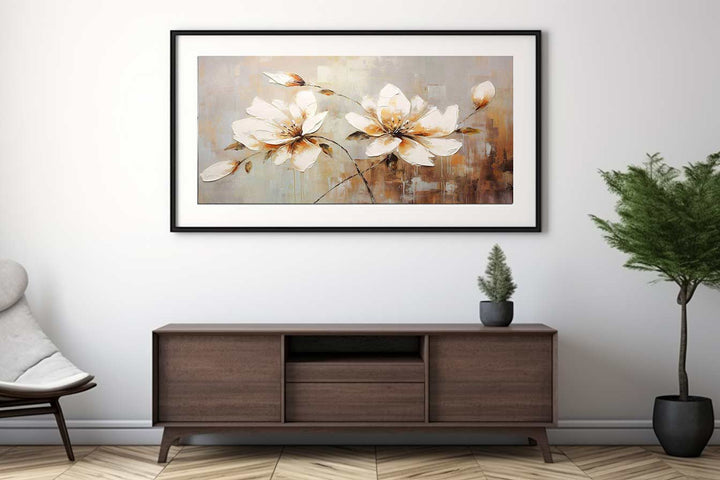 White Flowers Painting