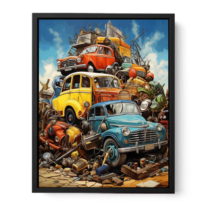 Vehicles Modern Art Painting 