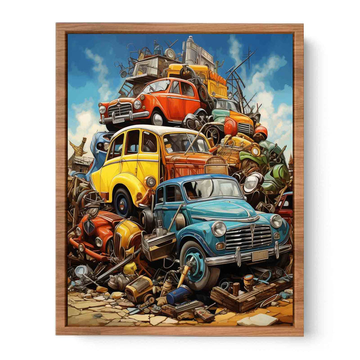 Vehicles Modern Art Painting 