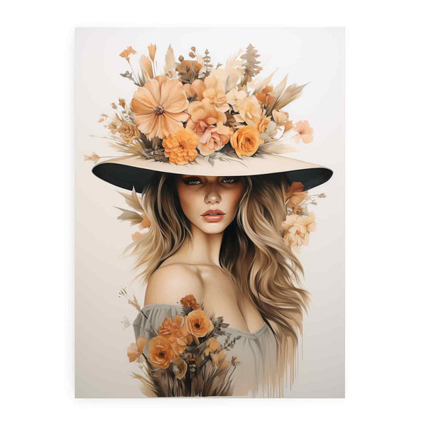Girl Flower Cap