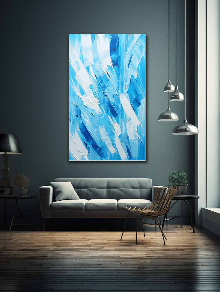 Abstract Blue Palette  art Painting