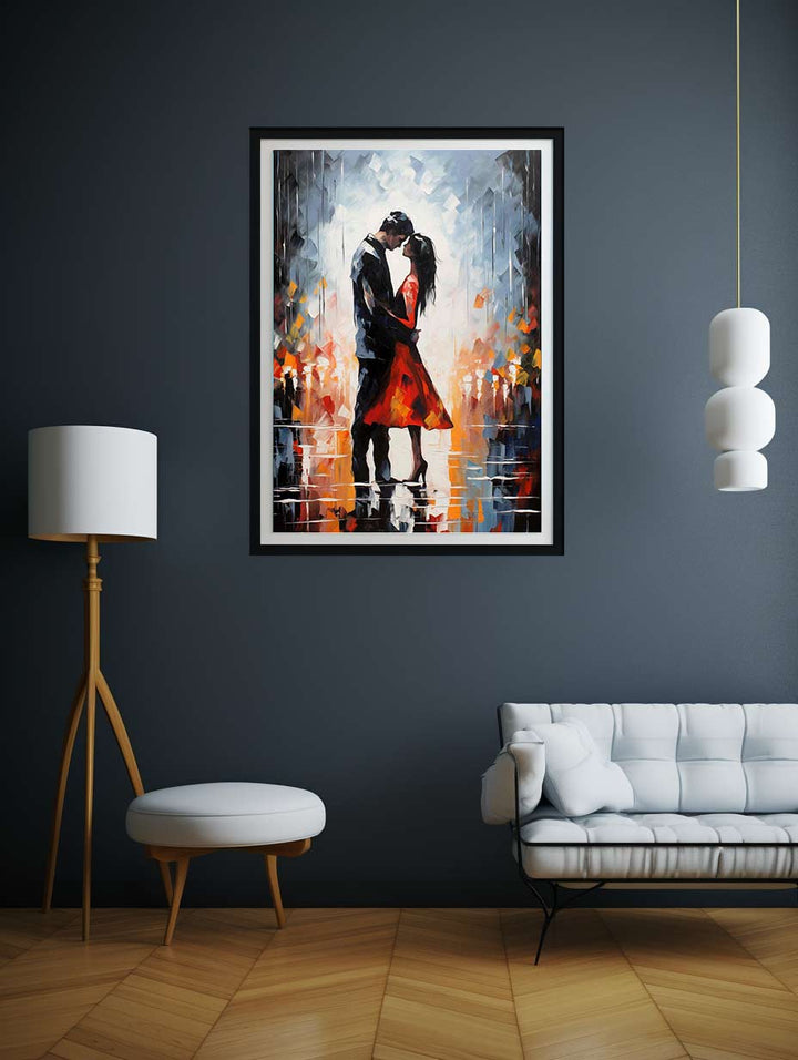 Couple Modern Art Painting  