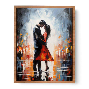 Couple Modern Art Painting  Poster