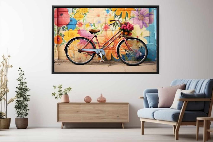 Modern Bicycle Art Painting