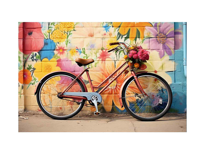 Modern Bicycle Art Painting