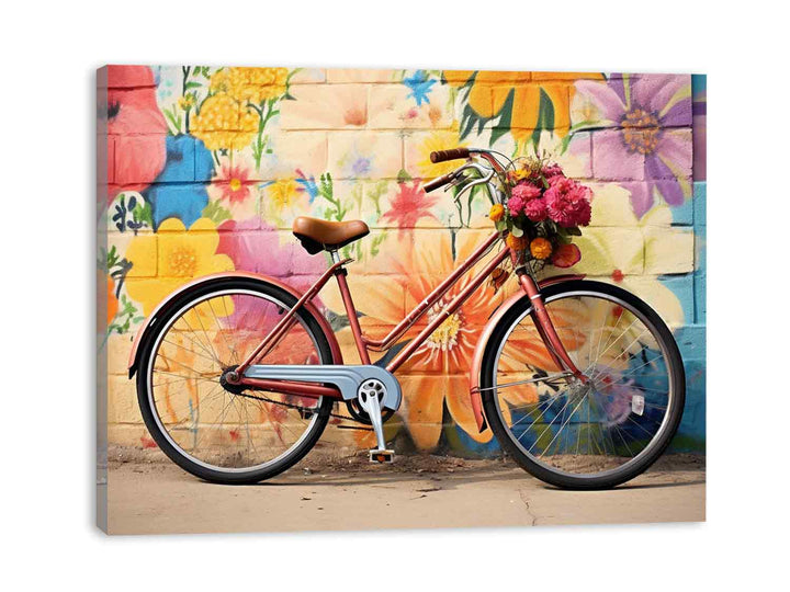 Modern Bicycle Art Painting