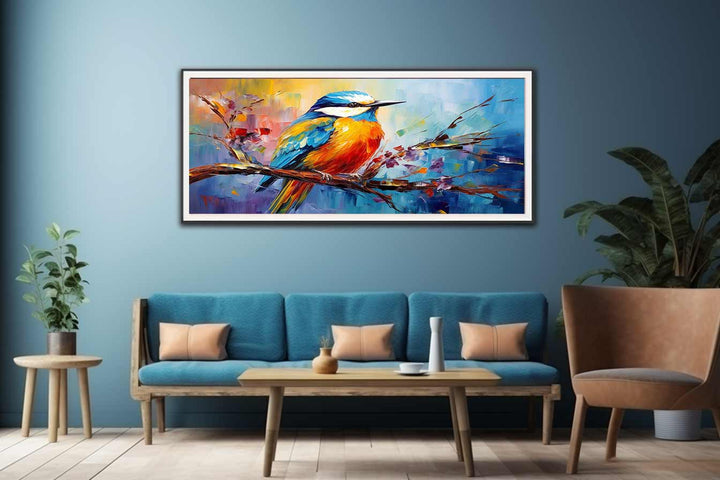Modern Bird Art Painting 