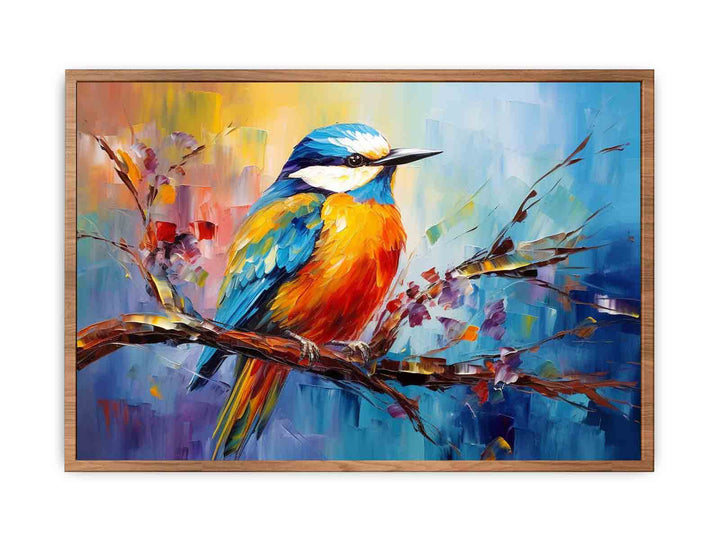 Modern Bird Art Painting Poster