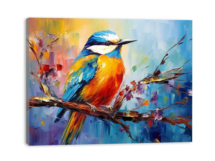 Modern Bird Art Painting 