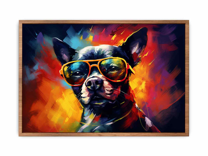 Modern art Dog Painting  
