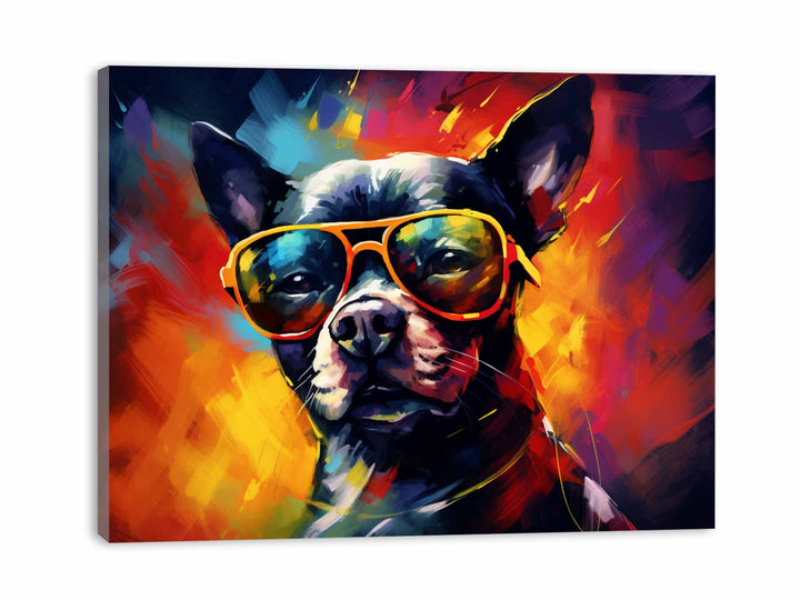 Modern art Dog Painting  