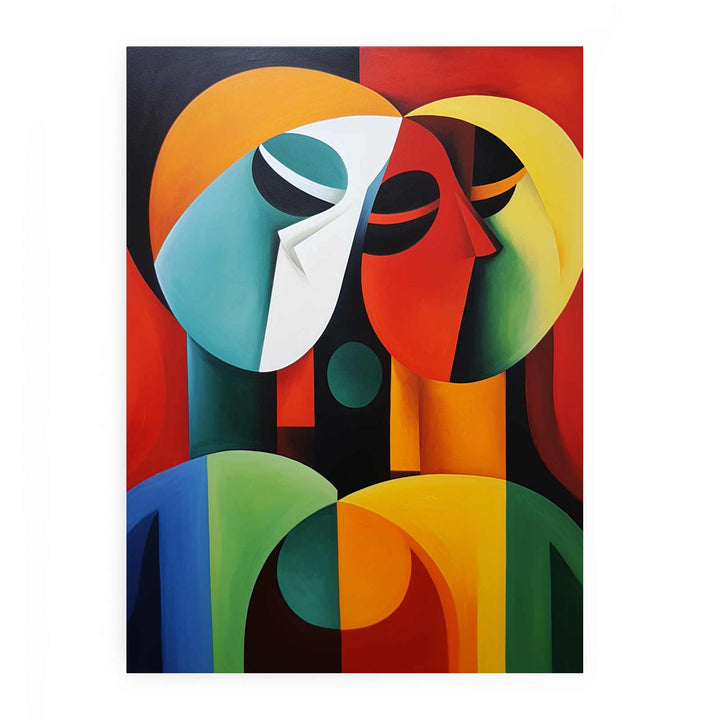 Modern art Three Ladies Painting