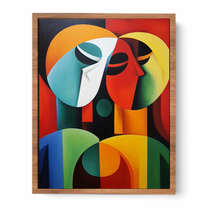 Modern art Three Ladies Painting  Poster
