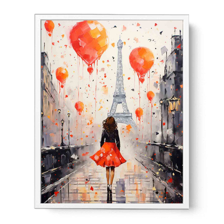 Walk in paris Framed Print