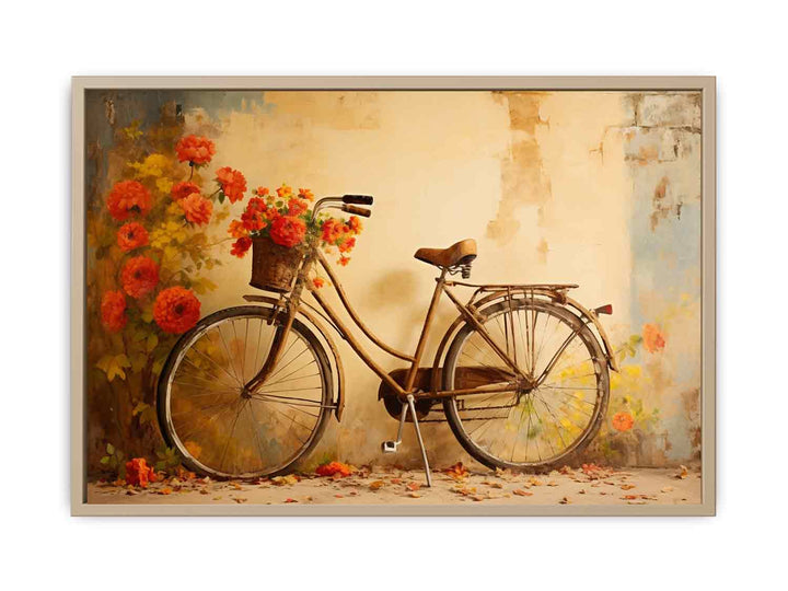 Modern Cycle Art Painting   Art Print