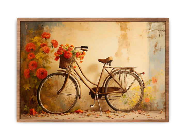 Modern Cycle Art Painting  Poster