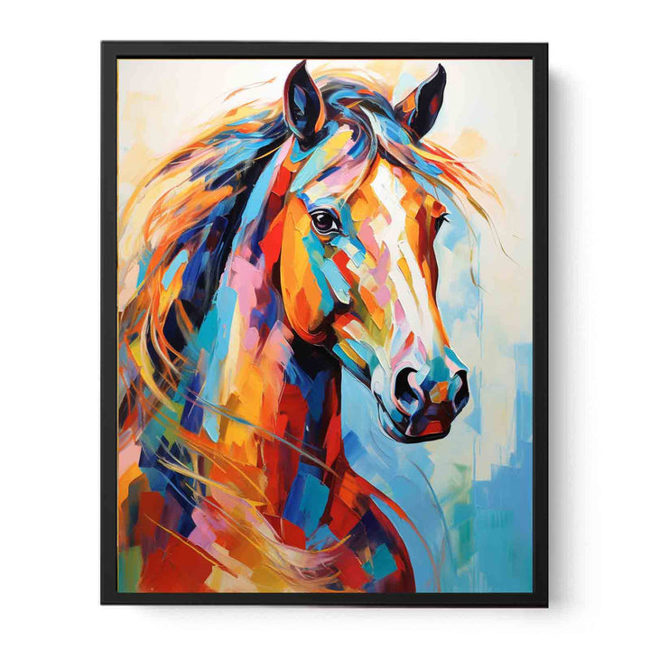 Horse Modern Art  Canvas Print