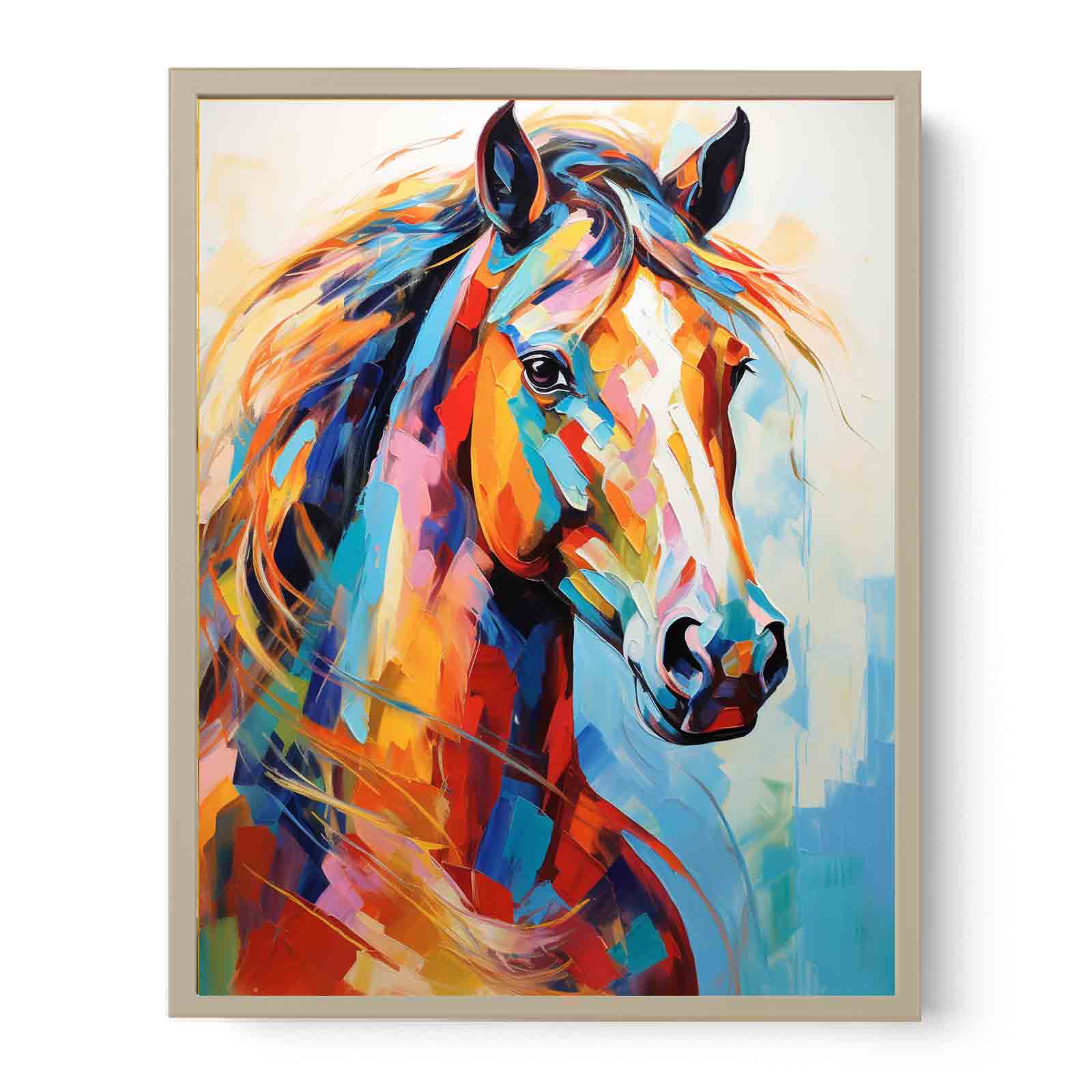 Horse Modern Art  Art Print
