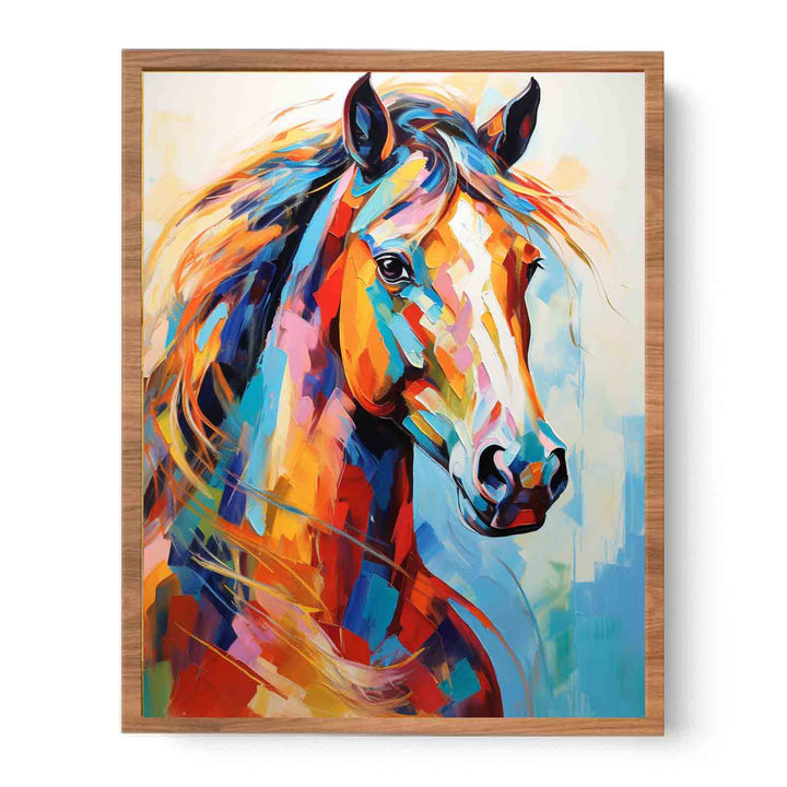 Horse Modern Art Poster