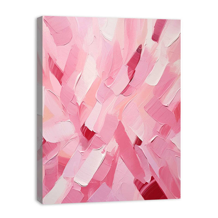 Rose Pink Abstract Art Painting