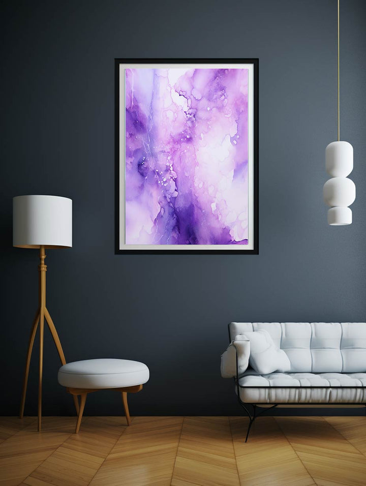 Purple Abstract Painting