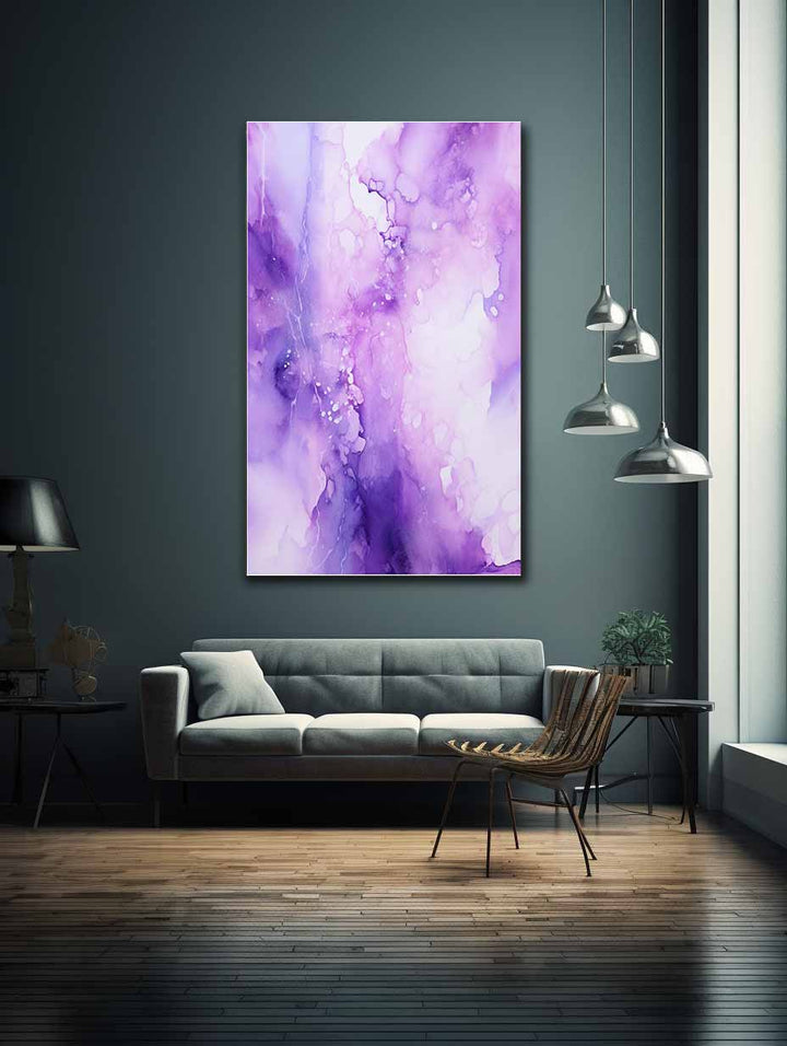 Purple Abstract Painting
