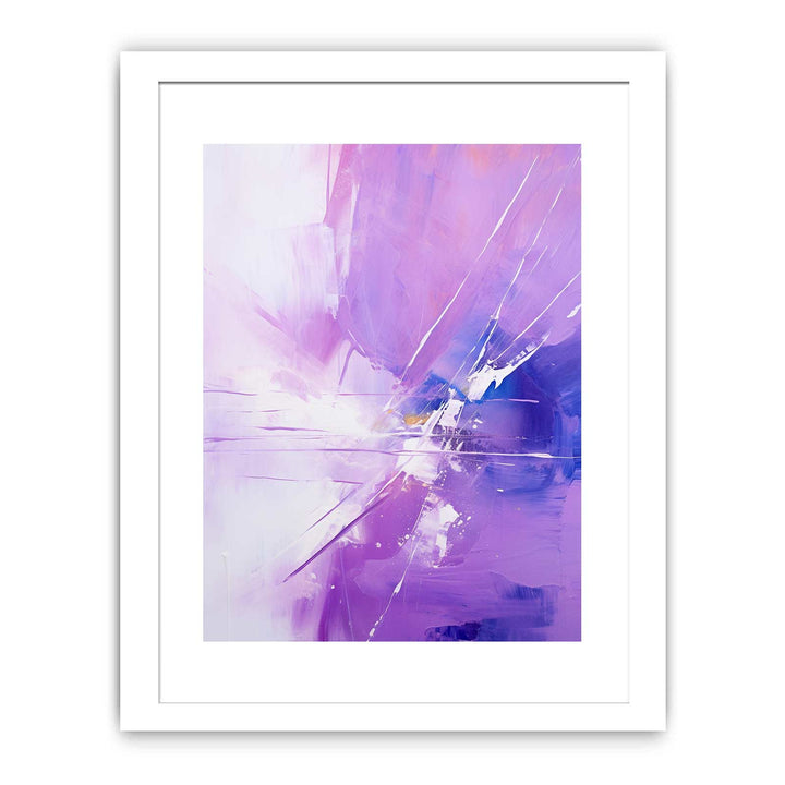 Knife Purple Abstract Art Painting  Poster