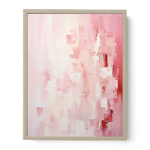 Abstract Pink Painting  Art Print