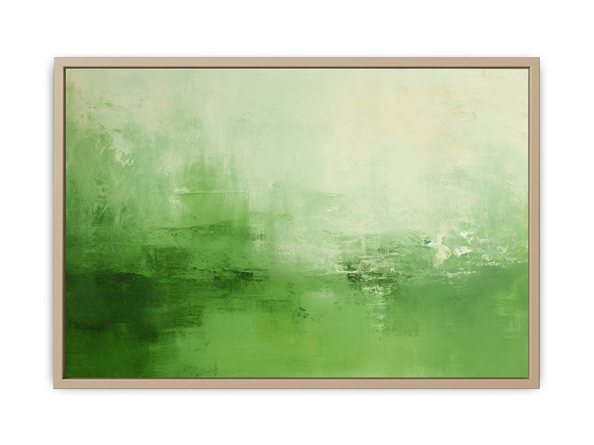 Green Abstract Painting  Art Print