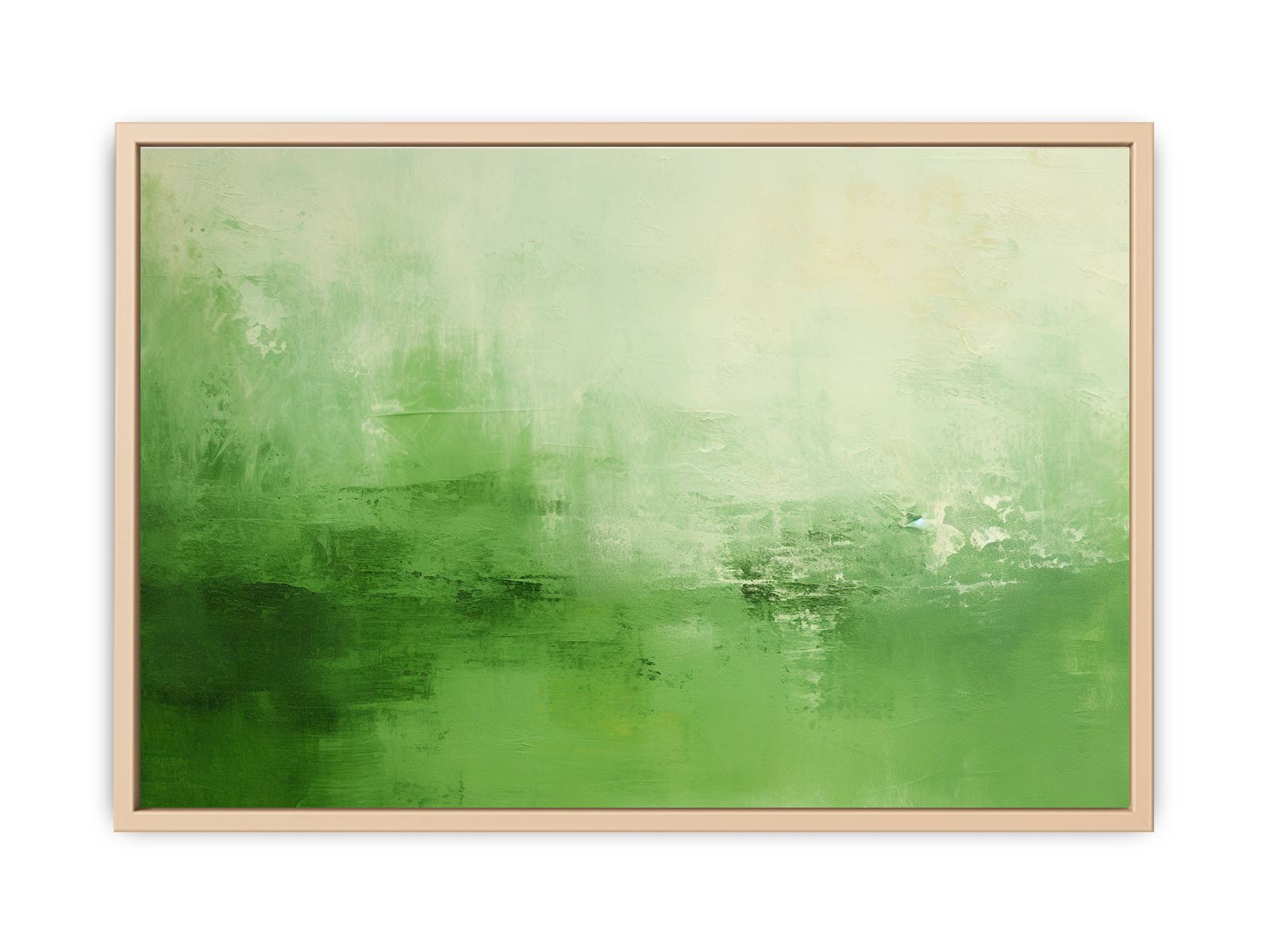Green Abstract Painting  Streched canvas
