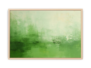 Green Abstract Painting  Streched canvas