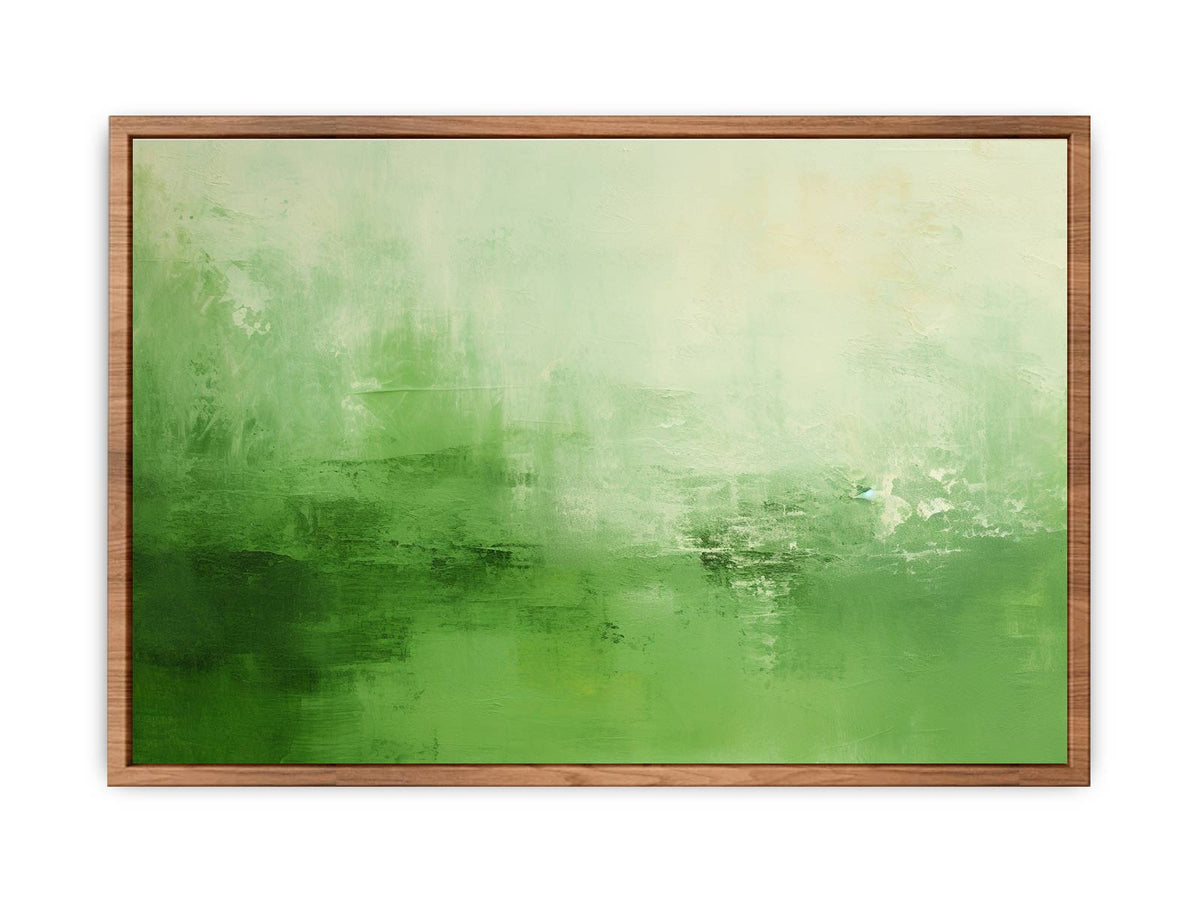 Green Abstract Painting Poster