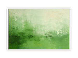 Green Abstract Painting Framed Print