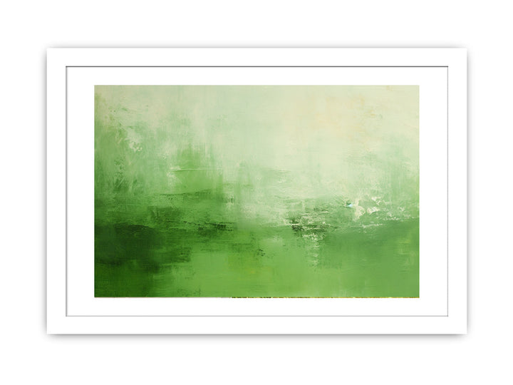 Green Abstract Painting  Poster