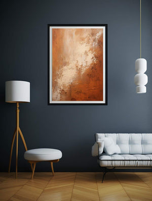 Abstract  Brown Painting