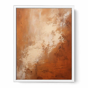 Abstract  Brown Painting Framed Print