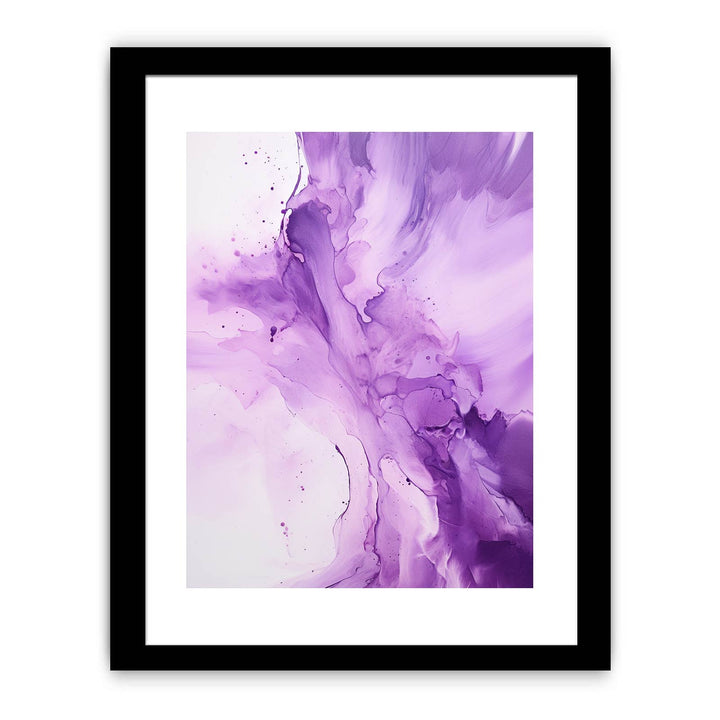 Abstract Purple Painting Framed Print