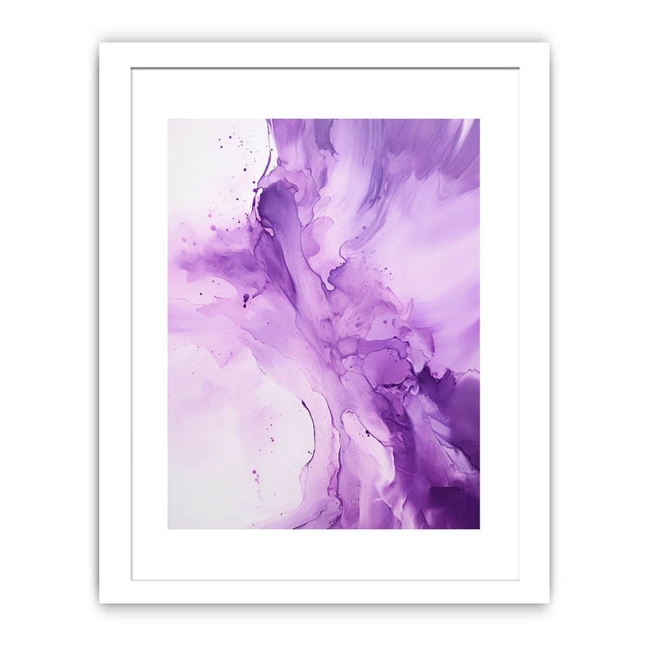 Abstract Purple Painting  Poster