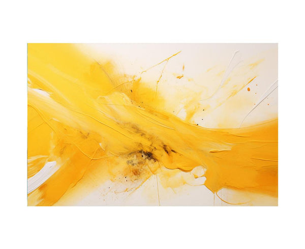 Yellow Abstract Painting