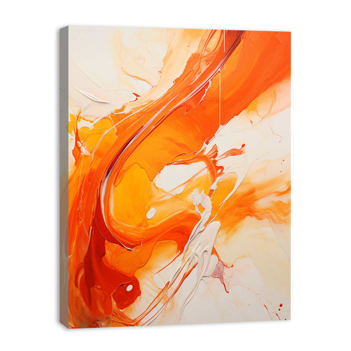 Orange Abstract Painting 