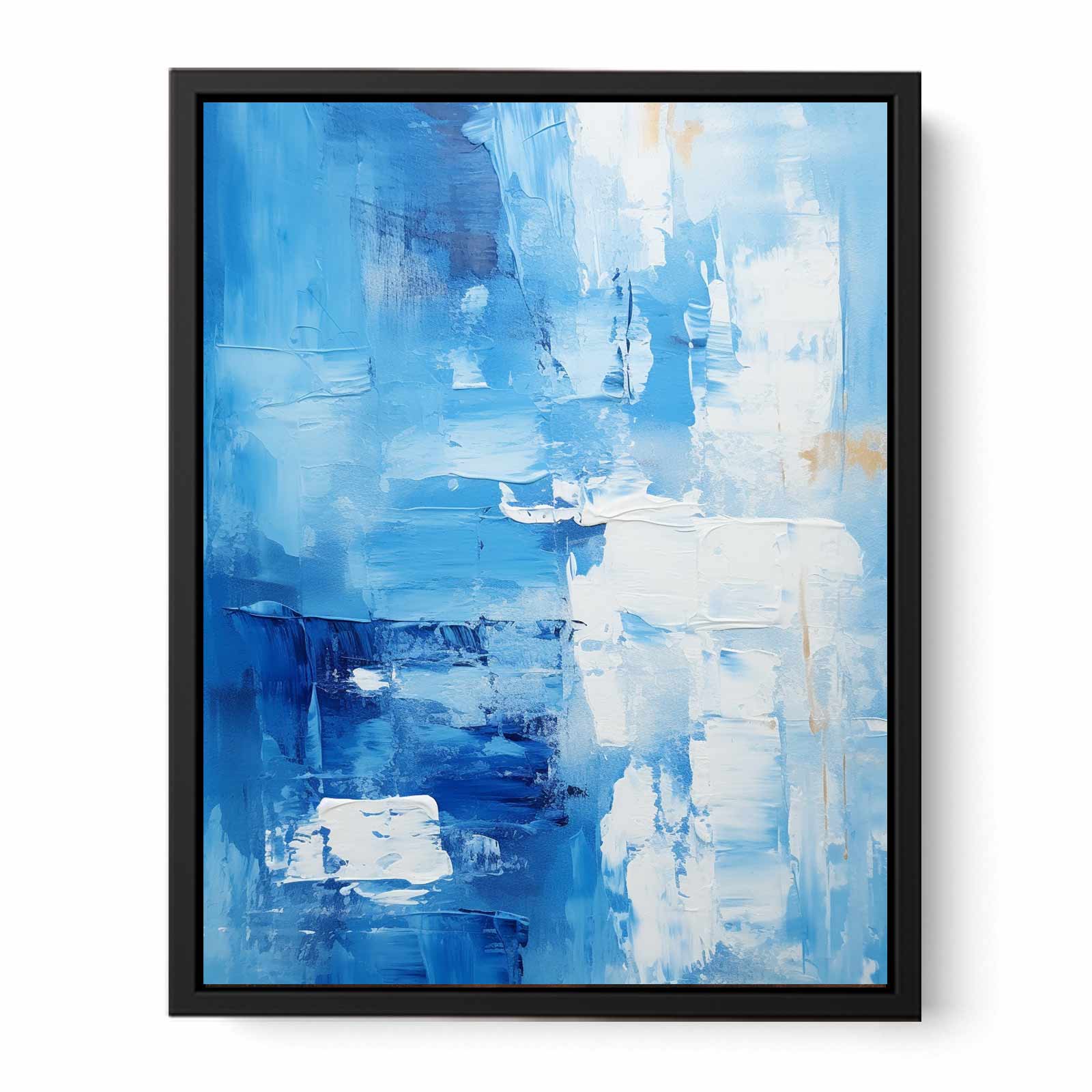 Abstract  Blue Painting   Canvas Print