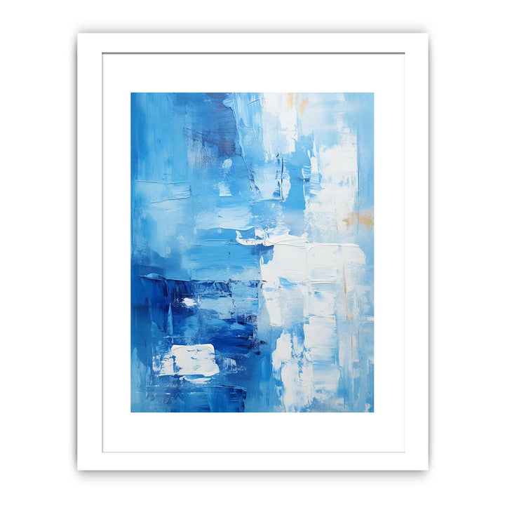 Abstract Painting Blue  Poster