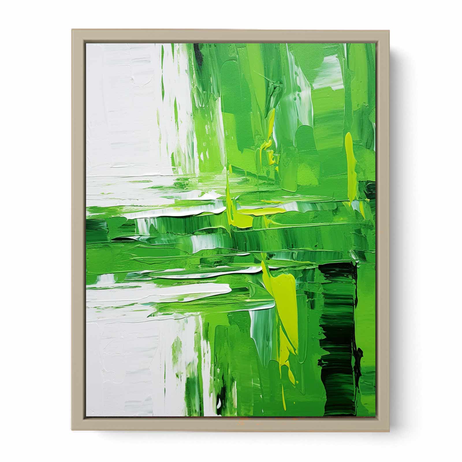 Abstract  Green Painting  Art Print