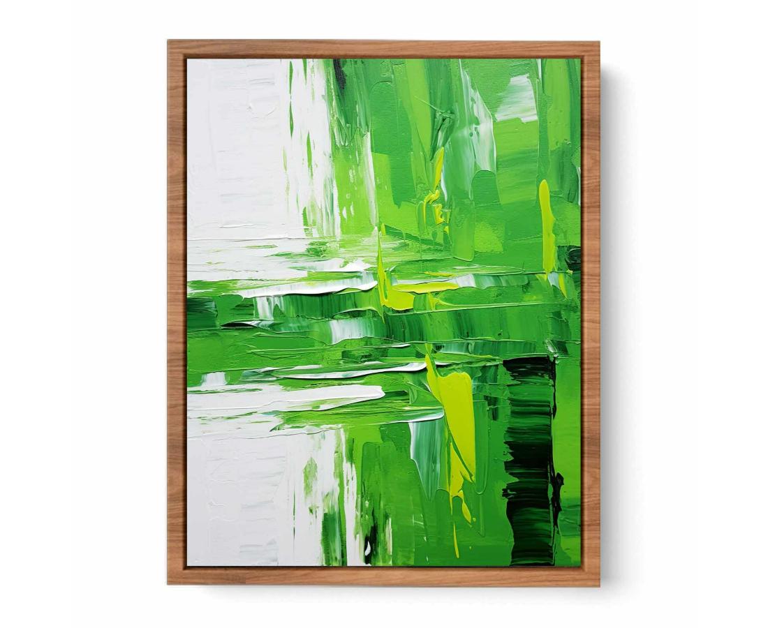 Abstract  Green Painting Poster