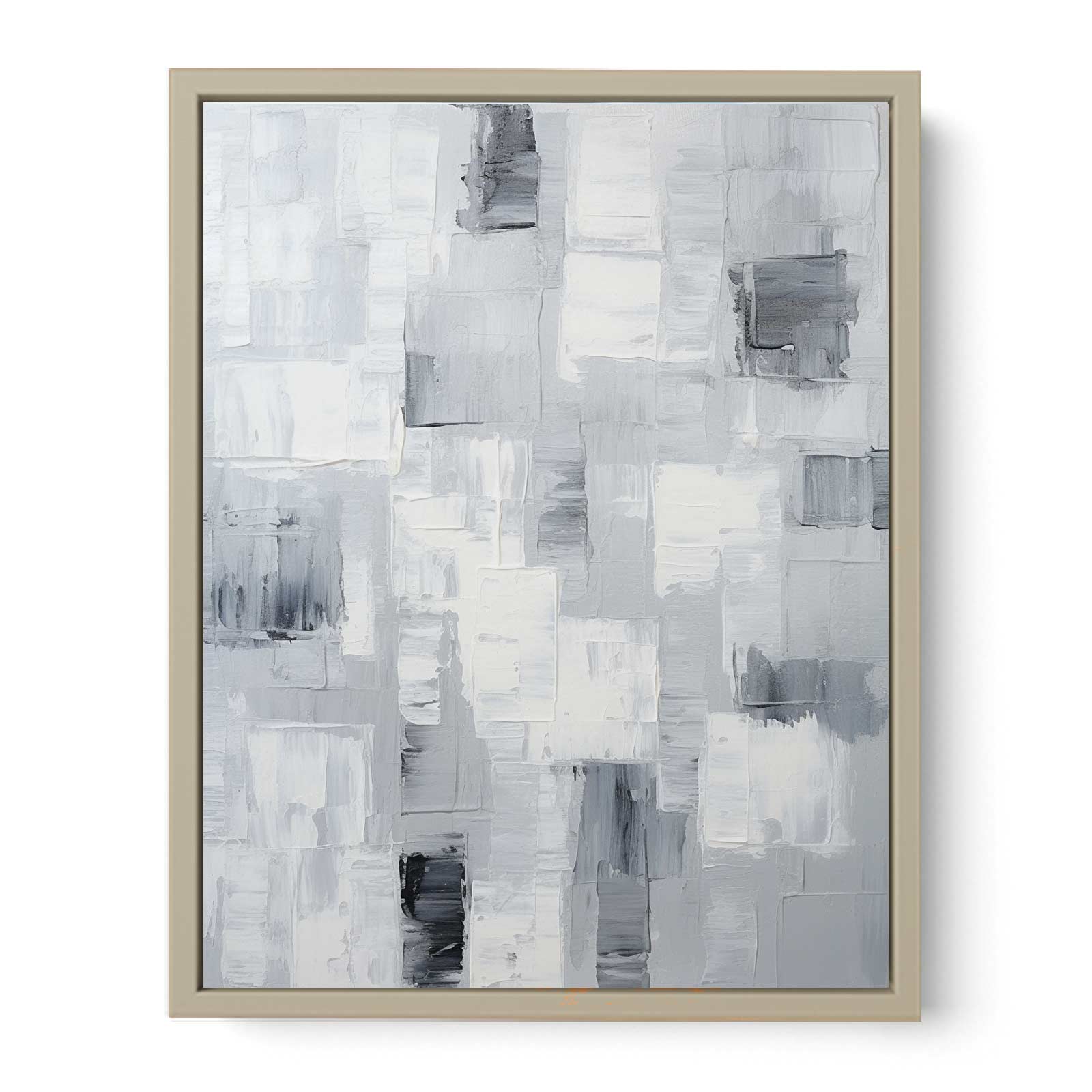 Abstract Painting Grey  Art Print