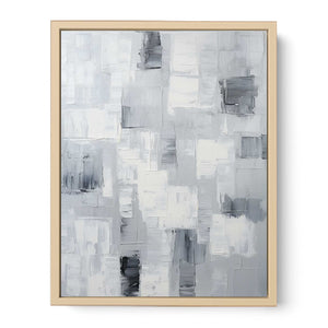 Abstract Painting Grey  Streched canvas