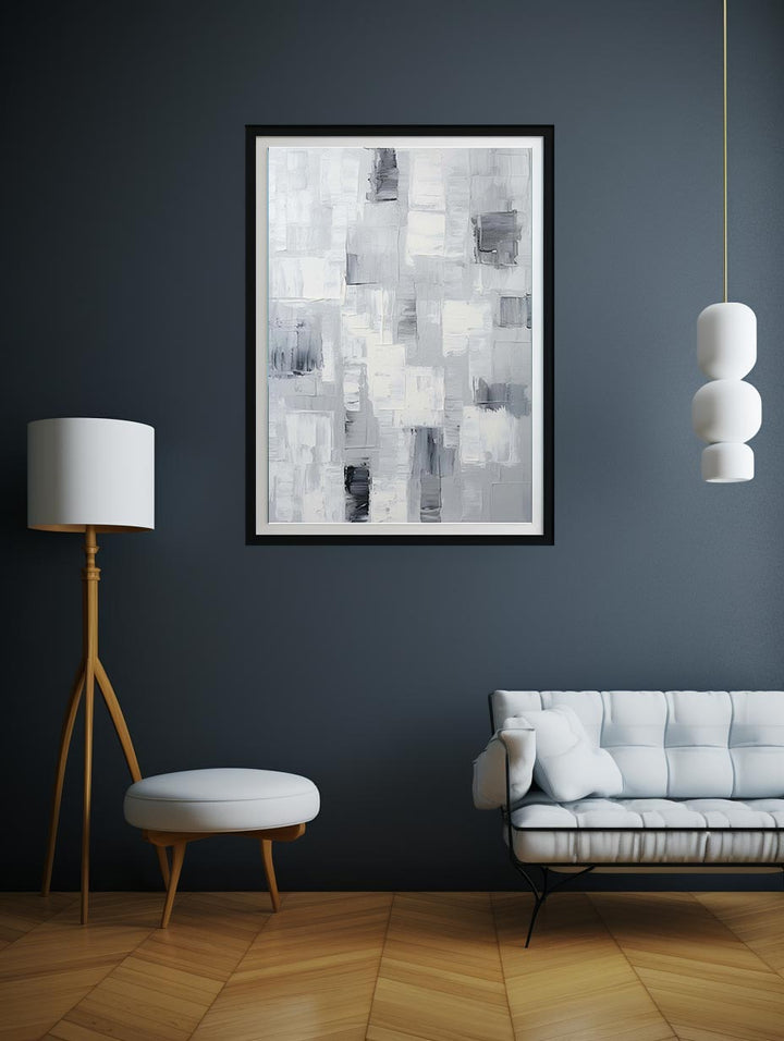 Abstract Painting Grey 