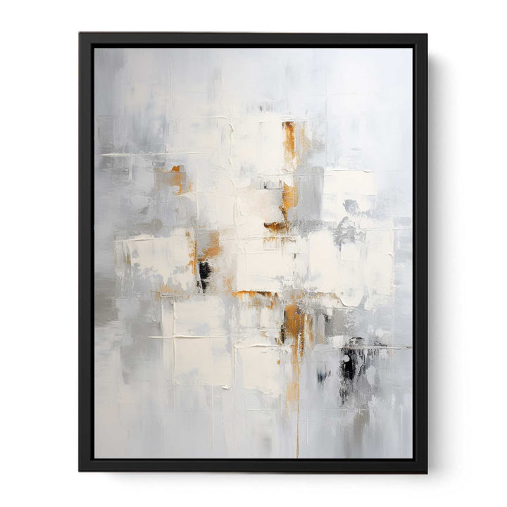 White Knife Art Abstract Painting 