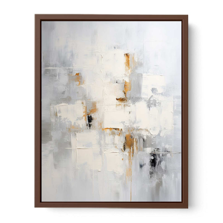 White Knife Art Abstract Painting 